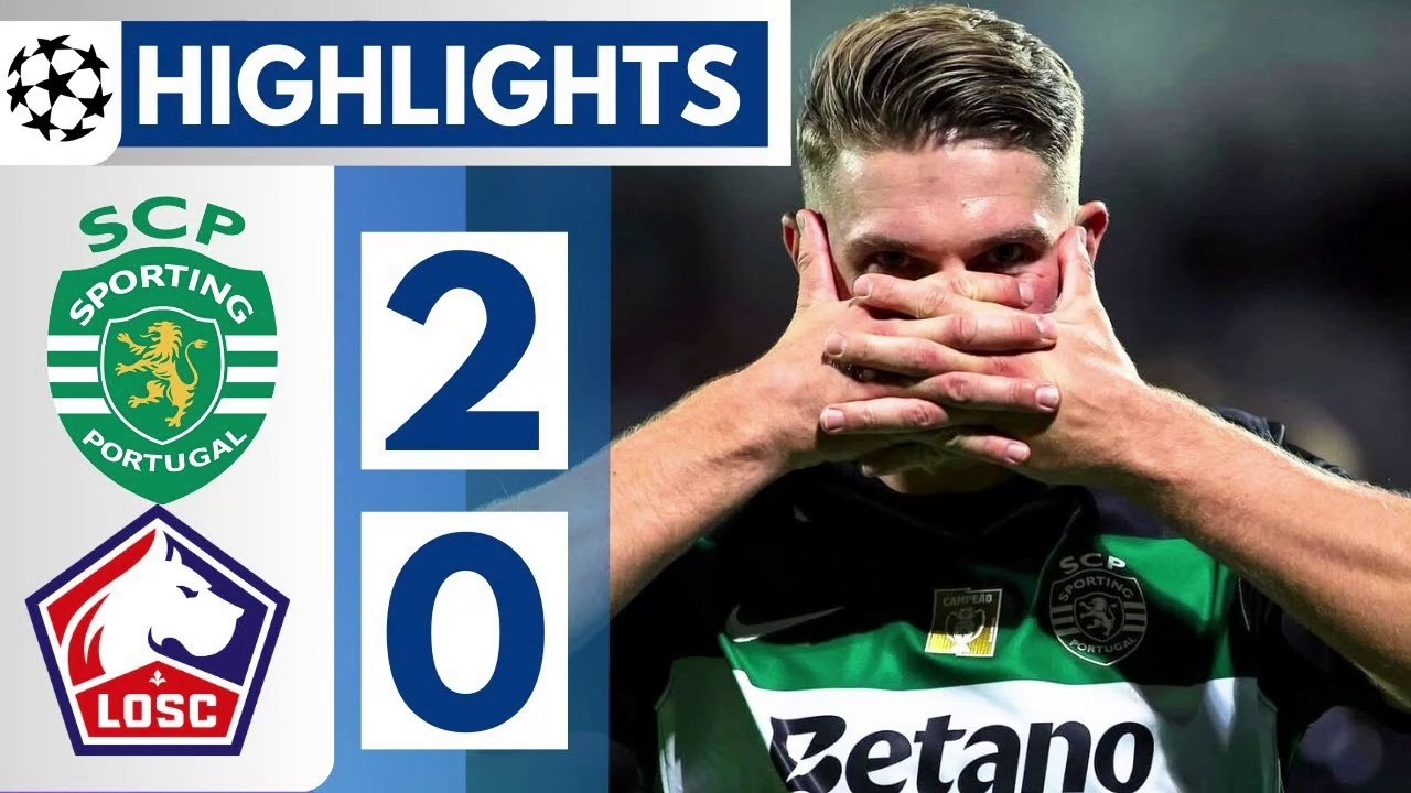 Sporting CP vs LOSC Lille (2-0) | HIGHLIGHTS | UEFA Champions League 2024