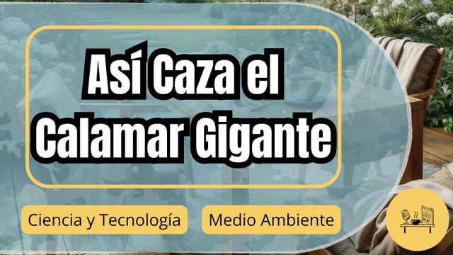 Así cazan los calamares gigantes en las profundidades del océano