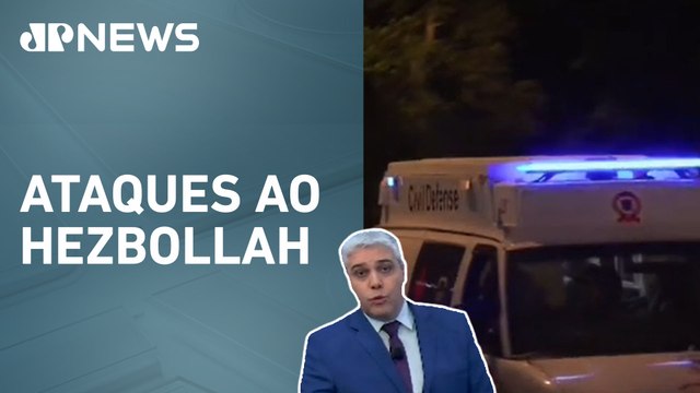 Explosões de ‘pagers’ deixam ao menos nove vítimas fatais no Líbano: Marcelo Favalli analisa