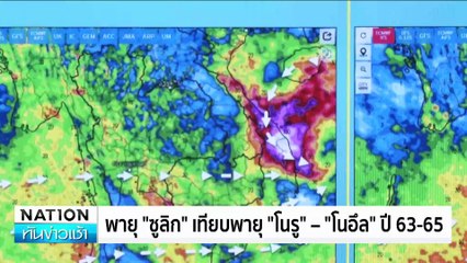 จับตาพายุ"ซูลิค" มาเเน่ 20-21 ก.ย. นี้| เนชั่นทันข่าวเช้า | 18 ก.ย. 67 | PART 3