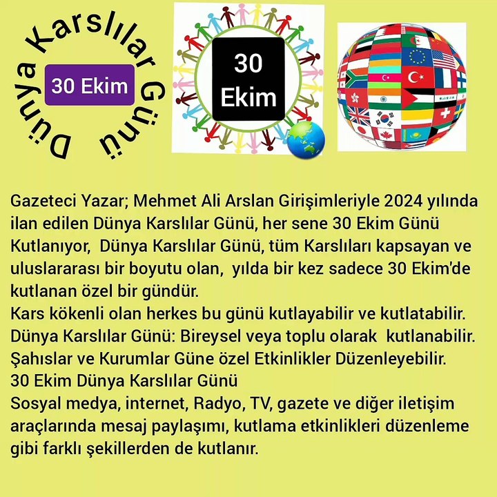 Dünya Karslılar günü