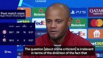 Kompany hits back at critics after nine-goal Bayern win