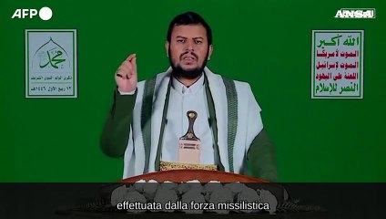 Leader Houthi: "Attacchi piu' massicci contro Israele"