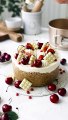 Cherry & White Chocolate Cheesecake