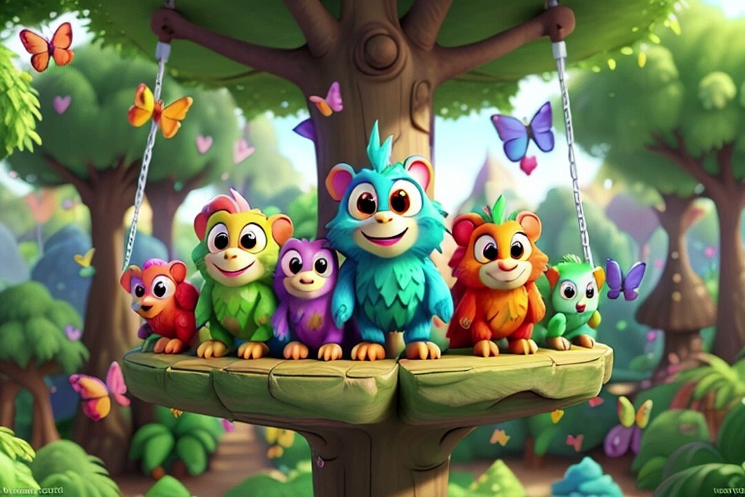 Binturong's song KidsMusic-kidssongs-nursery rhymes-kids story time-DancingAnimals-CreativePlaytime