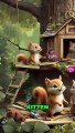 Unbreakable Friendship- Squirrel, Kitten & Pup Adventures