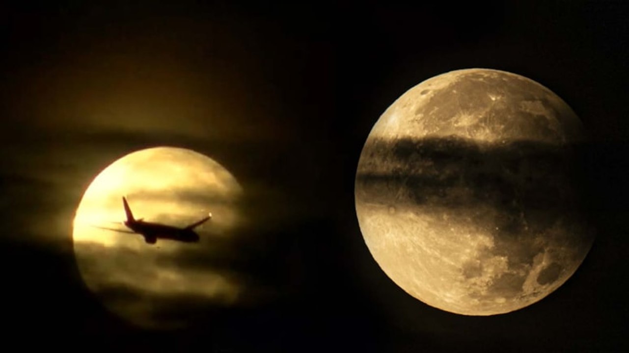 Süper Kanlı Ay tutulması görsel şölen oluşturdu