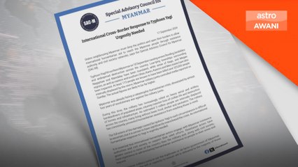 Taufan Yagi: Tindakan balas kemanusiaan antarabangsa diperlukan di Myanmar