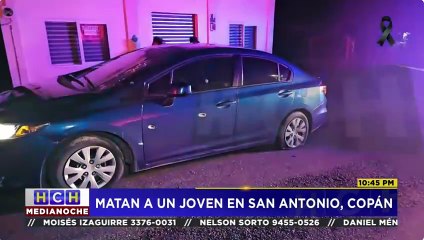 Acribillan a un joven en San Antonio, Copán