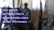 Côte-d'Or: une statue de l'abbé Pierre déboulonnée après les accusations d'agressions sexuelles