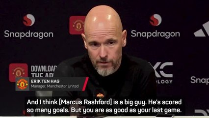 Descargar video: Ten Hag backs 'big guy' Rashford to be United's difference-maker