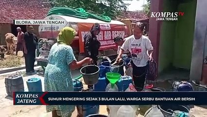 Download Video: Sumur Mengering Sejak 3 Bulan Lalu, Warga Serbu Bantuan Air Bersih