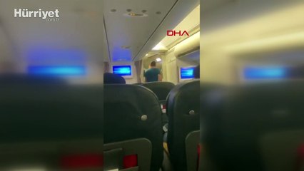 THY uçağında olay çıkaran yolcu tutuklandı