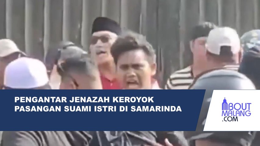 AKSI ROMBONGAN PENGANTAR JENAZAH KEROYOK PASANGAN SUAMI ISTRI