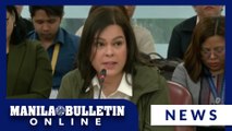 Sara Duterte questions legitimacy of House hearing on OVP budget use