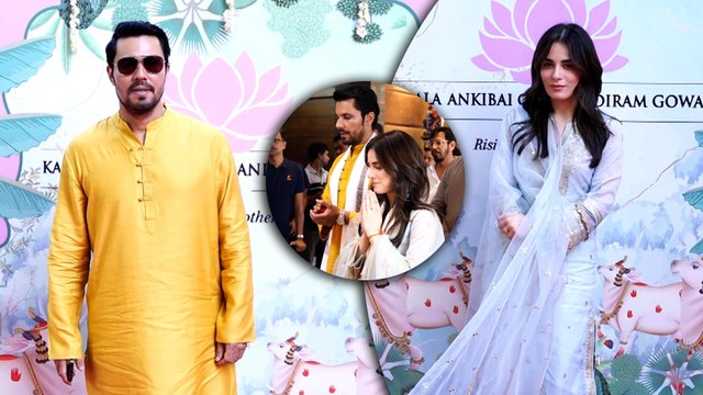 Randeep Hooda और Radhika Madan ने गणेशोत्सव के आखिरी दिन किए Ganpati Bappa के दर्शन