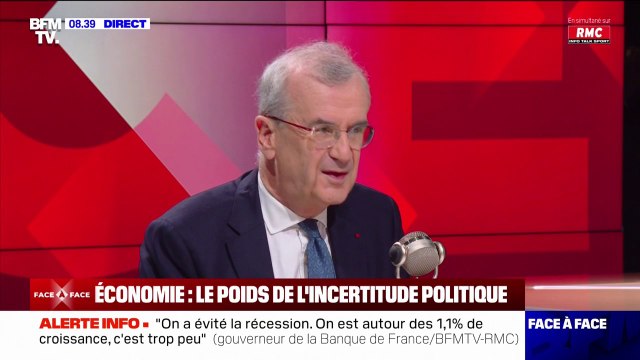 François Villeroy de Galhau (gouverneur de la Banque de France): Nous avons trop de dette et nous n'avons pas assez de croissance