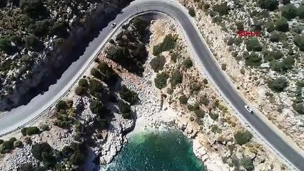 Sakin şehrin cennet koyları hayran bırakıyor