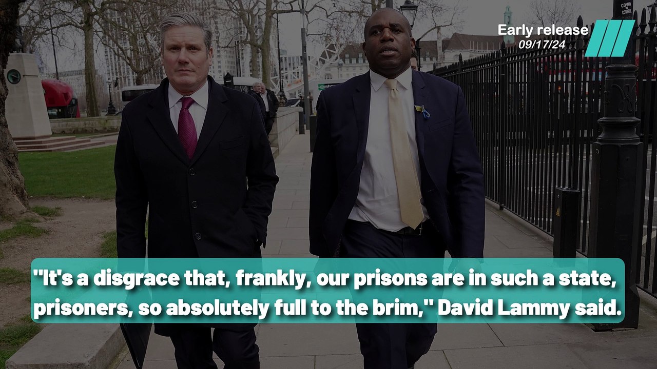 David Lammy Defends Early Release Plan