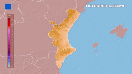 Mañana de nuevo habrá lluvias muy fuertes en la Comunidad Valenciana