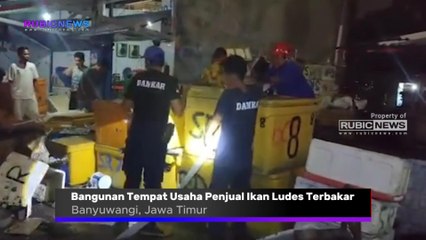 Bangunan Semi Permanen Tempat Usaha Penjual Ikan Ludes Terbakar, Kerugian Ditaksir Rp 10 Juta Ternyata Ini Penyebabnya