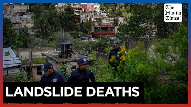 6 die in a landslide caused by heavy rains in Mexico