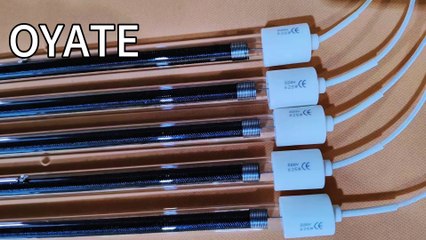 625w Clear IR Carbon Fiber Heating Lamp Quartz Infrared Heater Parts