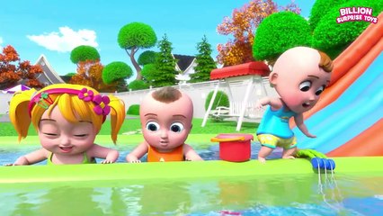 Fun Ride Exploration on Giant Water Inflatable Toys - Kids Outdoor Paytime