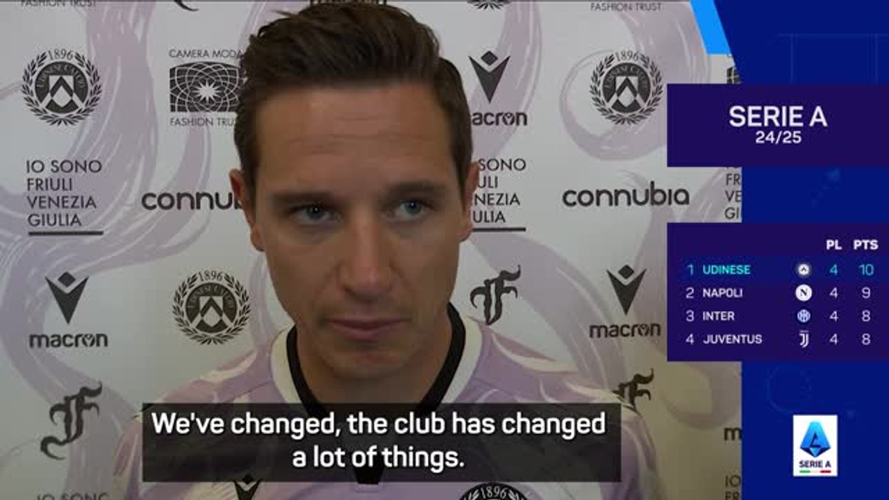 Thauvin and Inler reveal secret behind Udinese's dream Serie A start