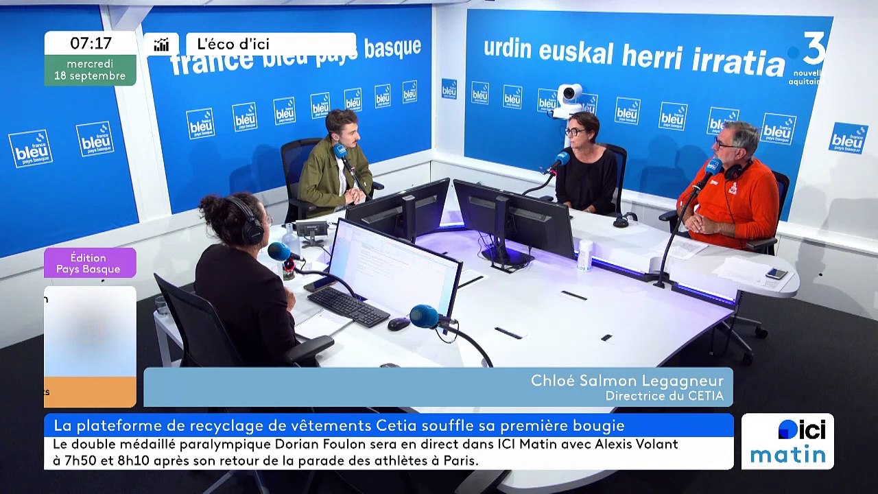 Le site CETIA à Hendaye, qui transforme les vieux vêtements, vient de feter son anniversaire