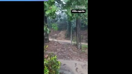 Scuole allagate a Pesaro, il campus sott'acqua