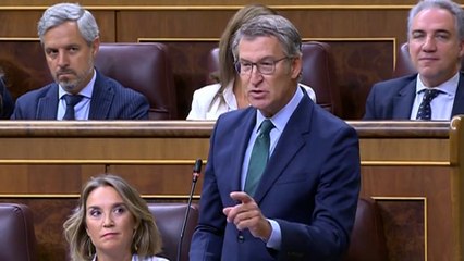 Feijóo identifica a Sánchez con "censura y persecución": "No se veía una cosa así desde Franco"