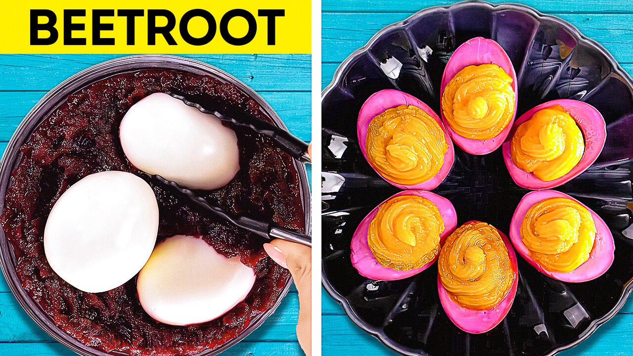 Easy ways to color eggs and tasty egg recipe you'll love video