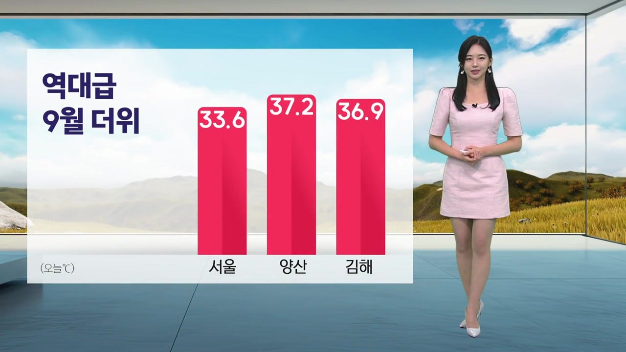 [날씨] 역대급 9월 더위...내일도 무더위 계속 / YTN