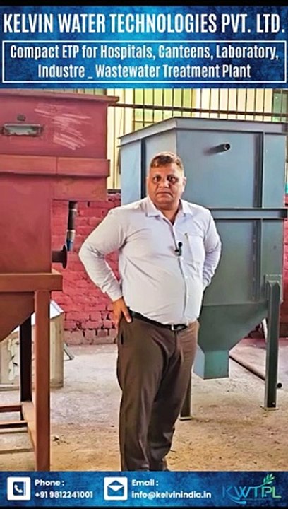 Compact ETP for Hospitals, Canteens, Laboratory, Industrial Wastewater Treatment Plants