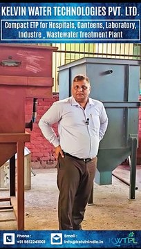 Compact ETP for Hospitals, Canteens, Laboratory, Industrial Wastewater Treatment Plants