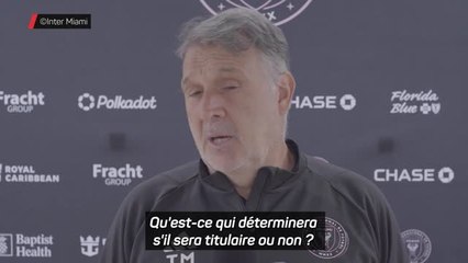 Inter Miami - Martino : "On va évaluer au jour le jour avec Messi"