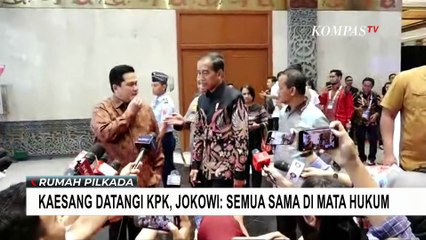 Jokowi soal Kaesang Pangarep Klarifikasi Dugaan Gratifikasi ke KPK: Semua Sama di Mata Hukum