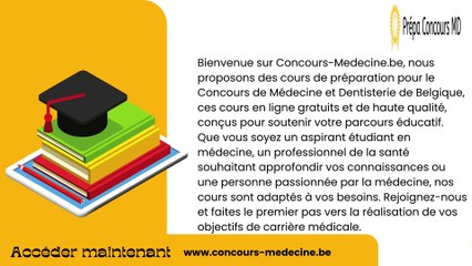 Welcome to the Concours Medicine for the Online Medicine Course