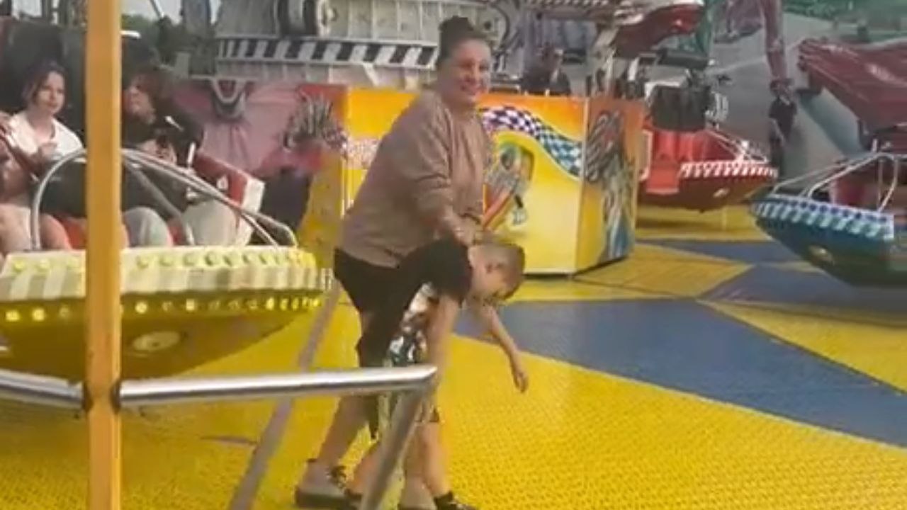 Youngster battles dizziness after Twister-like ride at amusement park
