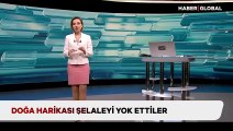 Doğa harikası şelaleyi yok ettiler: Patlatılan dinamit 