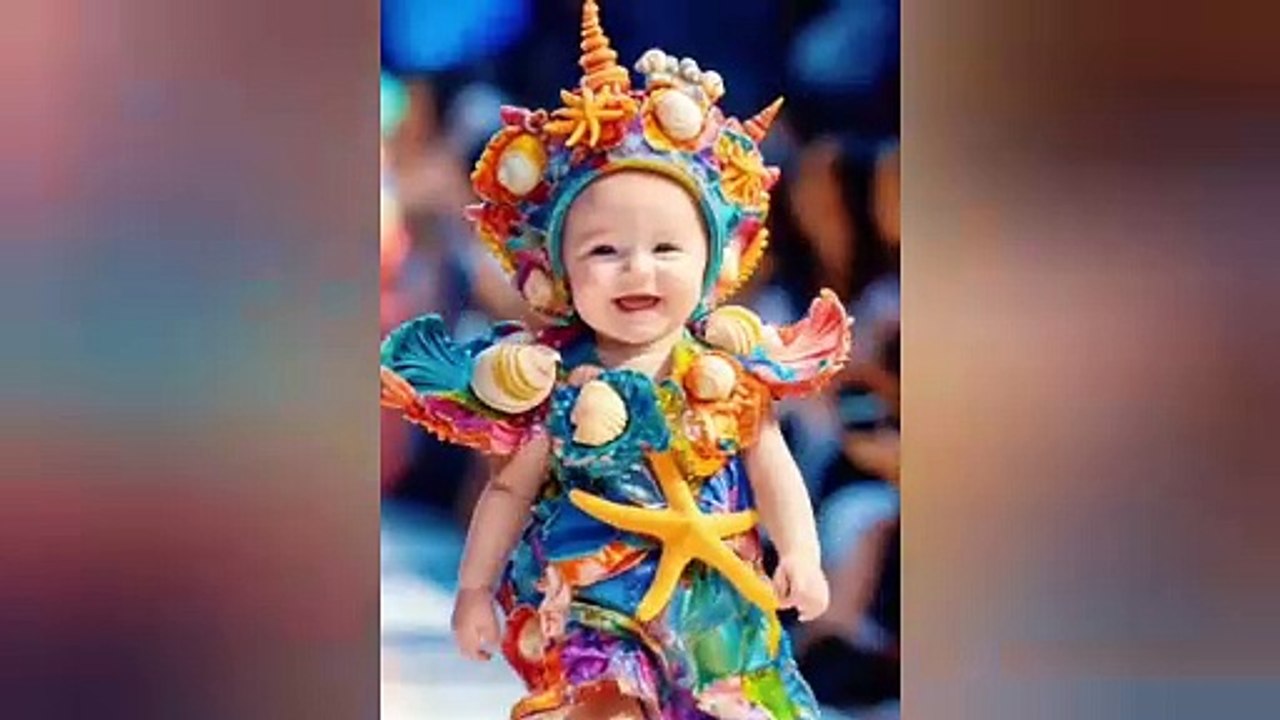 Cute kids fashion show