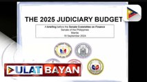 2025 proposed budget ng DOJ, lusot na sa ikalawang pagbasa sa Senado