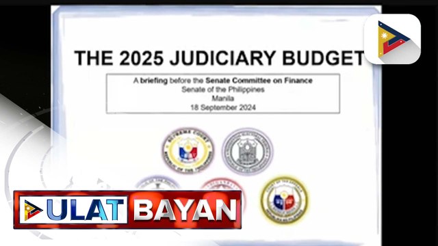 2025 proposed budget ng DOJ, lusot na sa ikalawang pagbasa sa Senado