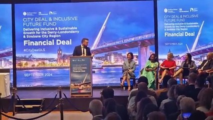 Colum Eastwood speech at City Deal