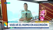 ​Ascensión de Guarayos amanece de nuevo con humareda