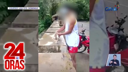 2 menor de edad na nagtapon ng pusa sa dagat, nasa kustodiya ng MSWDO-Albay | 24 Oras