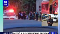 ¡MASACRE! Enfrentamiento entre policías y supuestos delincuentes deja tres muertos en Olancho