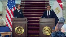 وزير الخارجية بدرعبدالعاطي : ناقشت مع بلينكن ضرورة التوصل لاتفاق قانوني ملزم بشأن سد النهضة
