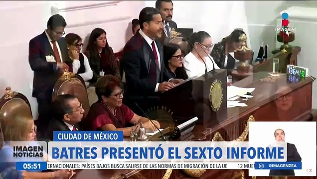 Martí Batres presenta el sexto informe de la administración en la CDMX